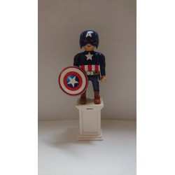 Capitán América azul oscuro
